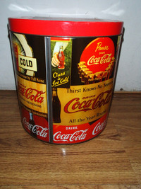 Coca Cola Tin With 4 Puzzles for sale