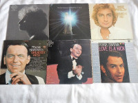 Frank Sinatra (3) , Barbra Streisand (2), Barry Manilow (1) LP's