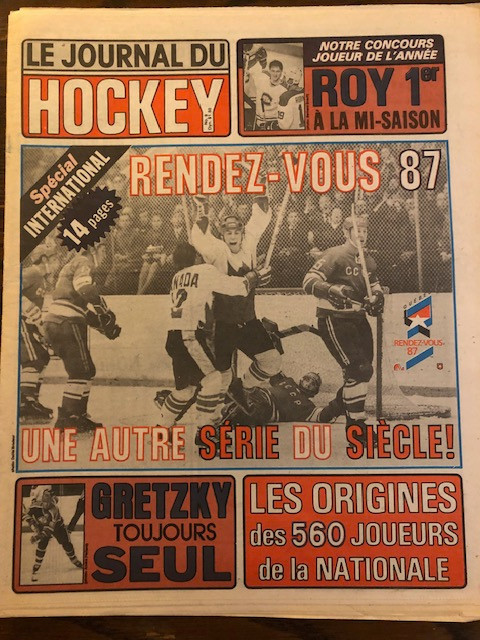 12 numéros de "Le Journal du hockey" d'avril 1986 à août 1987 dans Art et objets de collection  à Rimouski / Bas-St-Laurent - Image 2