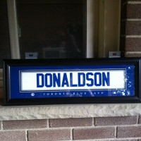 Toronto Blue Jays Josh Donaldson Hanging Framed Jersey Print