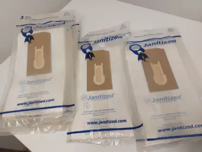 For Sale, New Oreck XL vacuum cleaner bags. Package of 3. The are 6 packages of 3. OEM part number P...