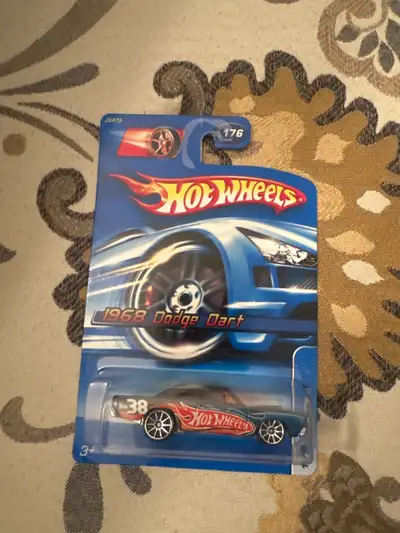 Hot Wheels 2006 Collector #176 1968 DODGE DART Black(80)