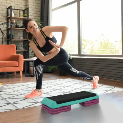 Aerobic Platform Aerobic Stepper Kijiji Zensports 43'' Adjustable