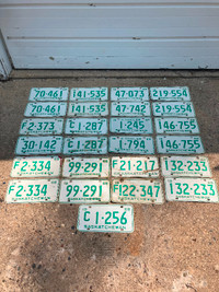 Saskatchewan license plates
