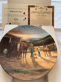 Knowles Series: NORTH WOODS HERITAGE Plate #6, final issue plate