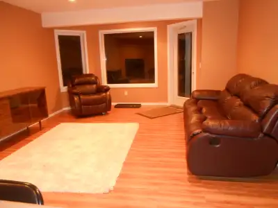 Sunny walkout. Near COP.  Furnished. All inclusive. Monthly