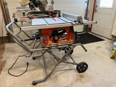 Rigid Table saw and foldable Stand , View more