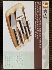  Cheese cutting board and knife set