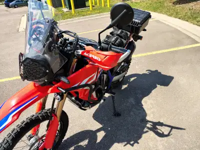 2021 CRF300L Rally is a low-mileage, fully protected dual sport /Adventure bike that’s ready for any...