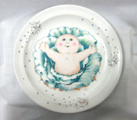 ASSIETTE VINTAGE 1984 CABBAGE PATCH BABY.ROYAL WORCESTER ENGLAND