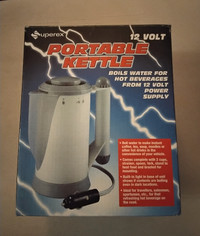 SUPEREX  12 Volt Portable Kettle for Car, Boat, RV