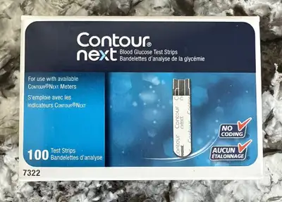 Contour Next Blood Glucose test Strips - 8 boxes (price for each, View more
