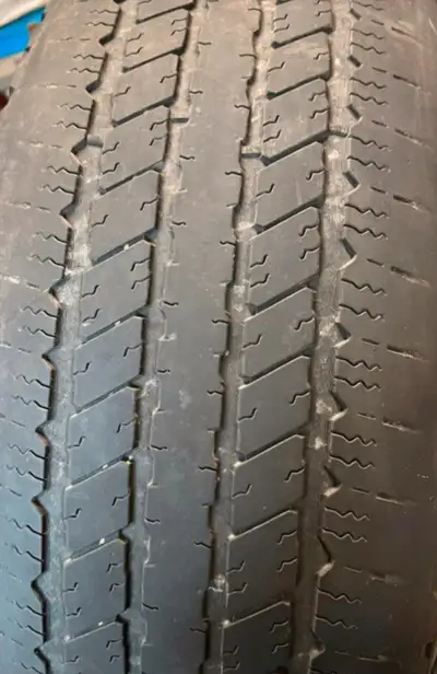 Wrangler Goodyear Tires - 4 Tires P275 /55R20 for sale used tires. Total $120 for all 4 tires. Only...
