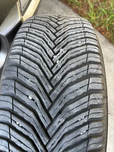 Ford Explorer/Sport Trac wheels and tires. 235/65r18 Michelin Cross Climate 2 tires. Tires are like...