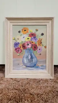 Floral oil painting by Friedrich 1968