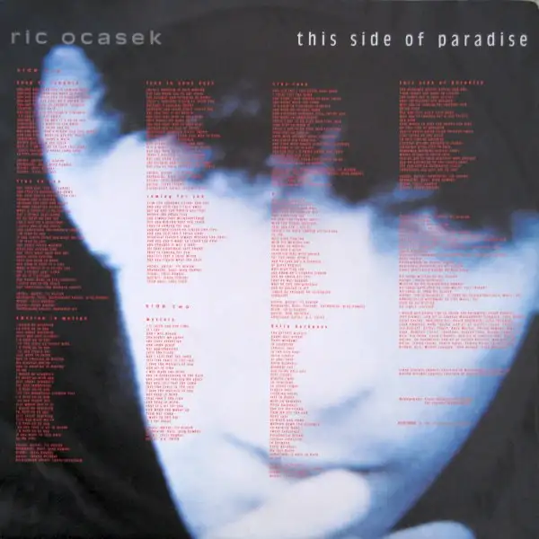 This Side of Paradise 1986 LP record album Ric Ocasek (of Cars) in CDs, DVDs & Blu-ray in Markham / York Region - Image 9