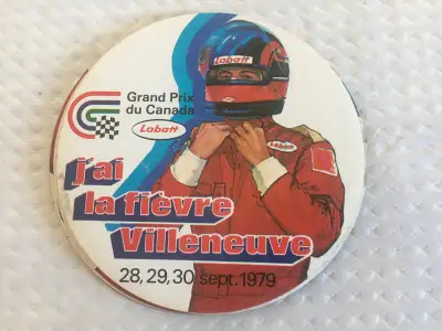COLLANTS OU STICKERS GRAND PRIX MONTRÉAL GILLES VILLENEUVE, View more