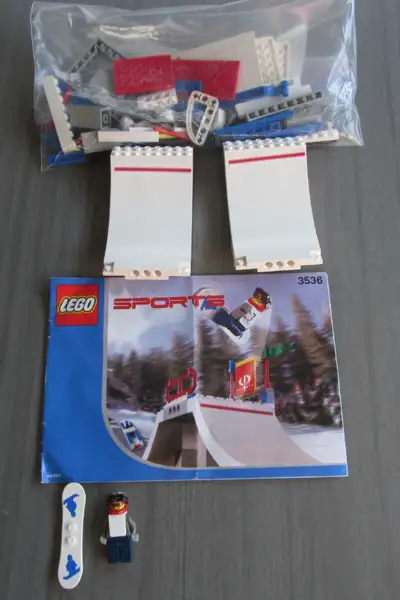 LEGO SPORTS #3536 SNOWBOARD BIG AIR COMP AVEC INSTRUCTION, View more