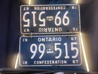 Ontario License 1967   99 515 Confederation