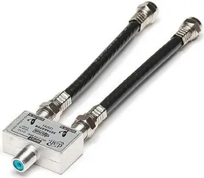 Bell SEPARATOR Satellite Dish DPP PRO DP TWIN PLUS Quad LNB Allows a single wire coax hook up to a d...