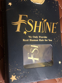 Fshine 20pcs Tape in real human hair