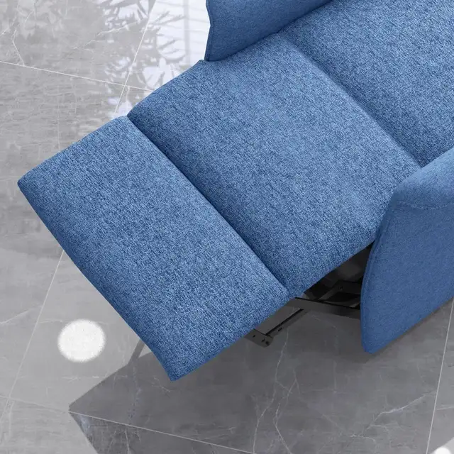 Electric Lift Recliner Chair with Remote Control, Blue  in Chairs & Recliners in Markham / York Region - Image 10