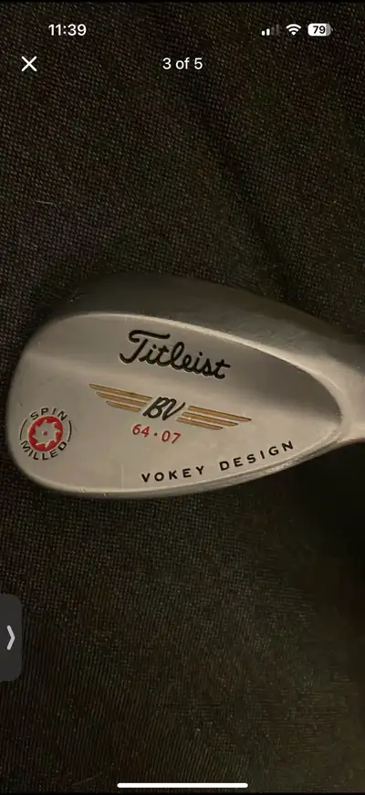 Titliest vokey wedge 64 degree, View more