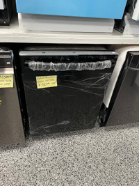 Black GE profile dishwasher last one on sale instock