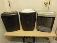 For sale shredders with and without basket