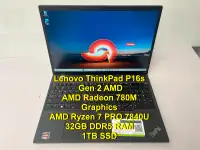 Lenovo ThinkPad P16s Gen 2 , AMD Ryzen 7 PRO 7840U