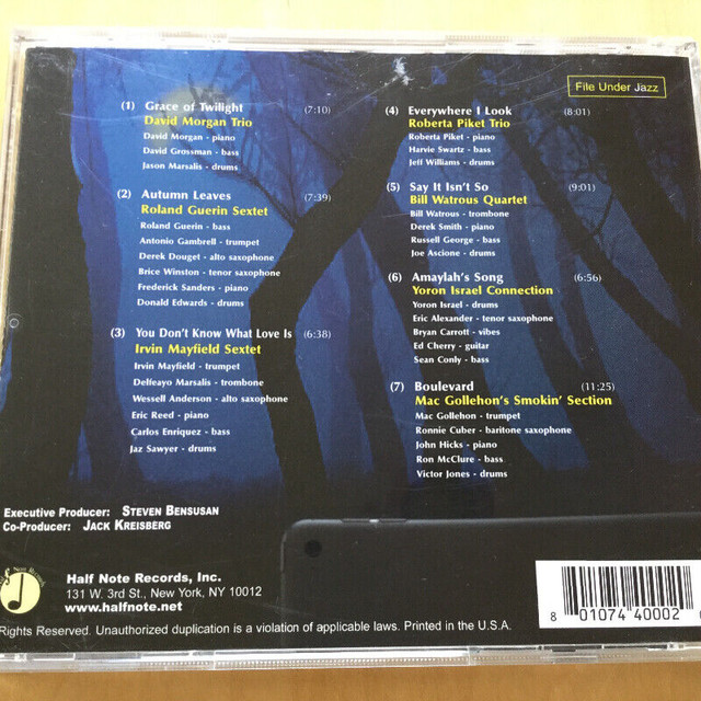 New York CD Late Night / Blue Note JAZZ Live Music Bluenote Club in CDs, DVDs & Blu-ray in Saskatoon - Image 2