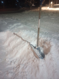 Offering Snow shoveling