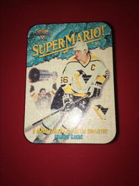 1996 Metallic Impressions Super Mario Lemieux 5 Metal Card Set -