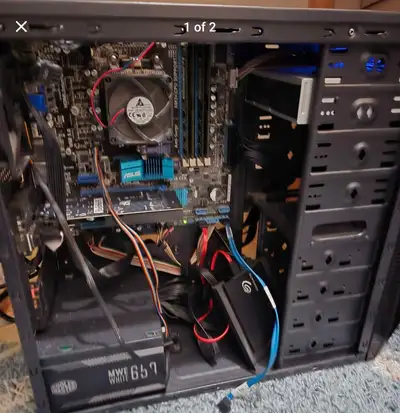 AMD-FX(tm)-6300 SIX CORE PROCESSOR SALE TODAY ONLY $80!! Can hold up to 5 or 6 hardrives. Only needs...