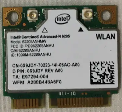 Intel® Centrino Advanced-N 6205 Half MINI PCI-E Card, View more