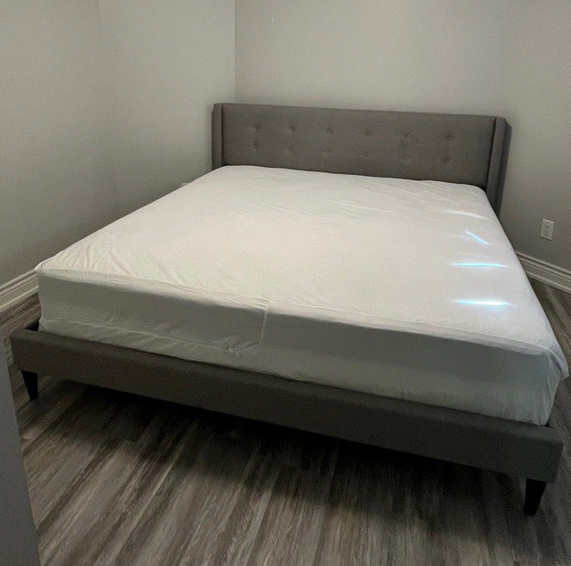 Moving Sale King Size Bed & Mattress  in Beds & Mattresses in Mississauga / Peel Region - Image 3
