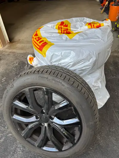 **Like New** – Only used for **one season** (90% tread remaining) ✔️ **Includes Rims** – Ready to mo...