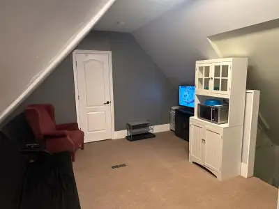 loft space with separate bedroom  Available Aug 15th2025