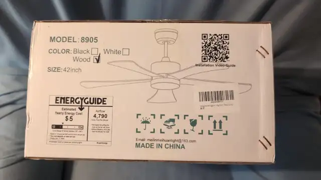 NEW 42 Inch Ceiling Fan w/ Dimmable Lights & Remote/APP Control in Indoor Lighting & Fans in Mississauga / Peel Region - Image 8