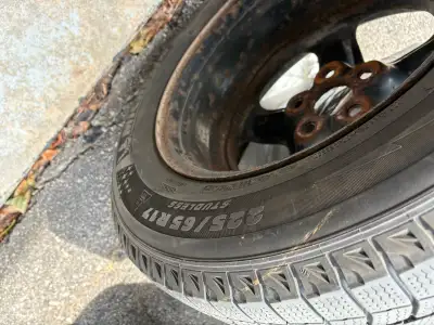 I’m selling a set of used Michelin winter tires. 225/65/R17 Mounted in steel rims. Tires are used, p...