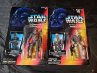 Star Wars Figures - The Power of the Force: Chewbacca. Han Solo