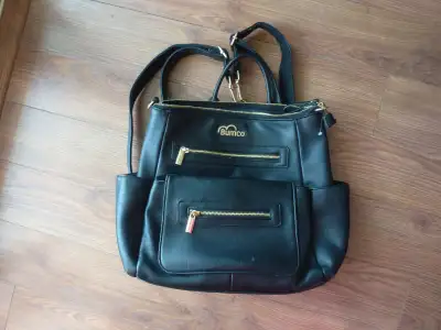 Women's Black Backpack, View more