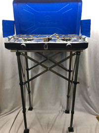 Outbound Deluxe Double Burner Camp Stove with Legs