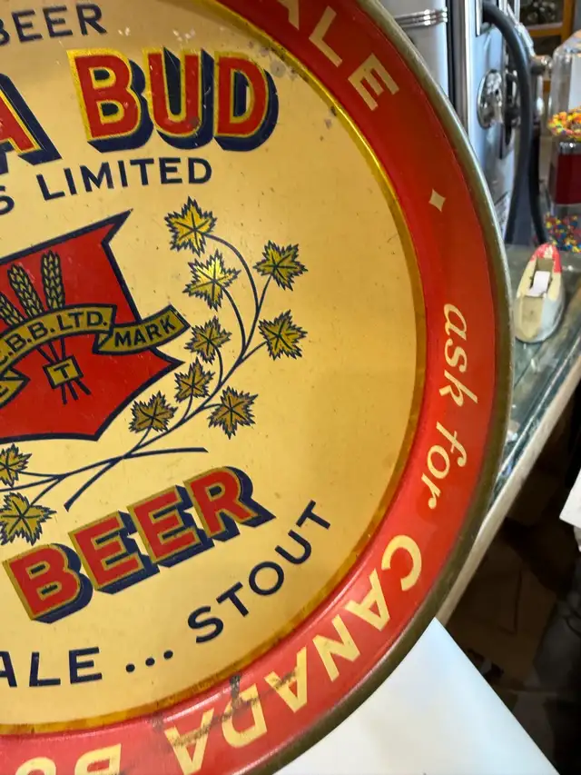 early Canadian Bud tray  in Arts & Collectibles in Edmonton - Image 6