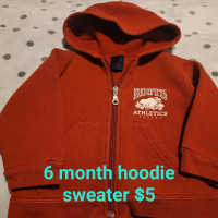 6 month hoodies