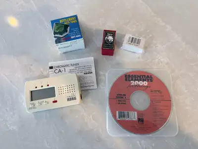 $15 - Intelli IMT-600 Chromatic Auto Tuner $20 - Korg CA-1 Chromatic Guitar and Bass Tuner $10 - PAG...