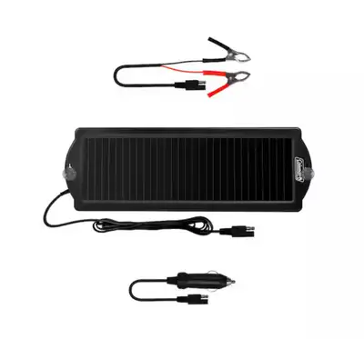 NEW - coleman 2.5 watt 12 volt solar battery maintainer, View more