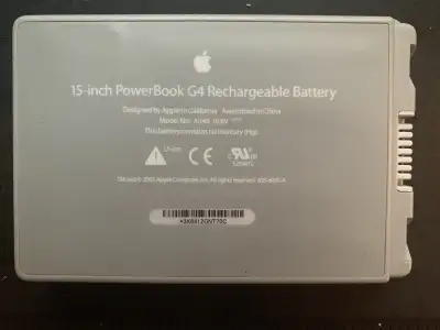 Apple 15-inch Powerbook G4 Rechargeable Battery (A1148), View more