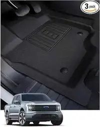 2015-22 Ford F150 Floor Mats (SuperCrew) All Weather Liners