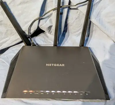 We have a spart smart router we no longer need. The Netgear R7000 Nighthawk AC1900 Smart Wi-Fi Route...